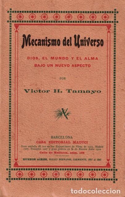 Livres: Mecanismo del universo (Dios, El Mundo y El Alma Bajo Un Nuevo Aspecto) - Tamayo, Victor H.