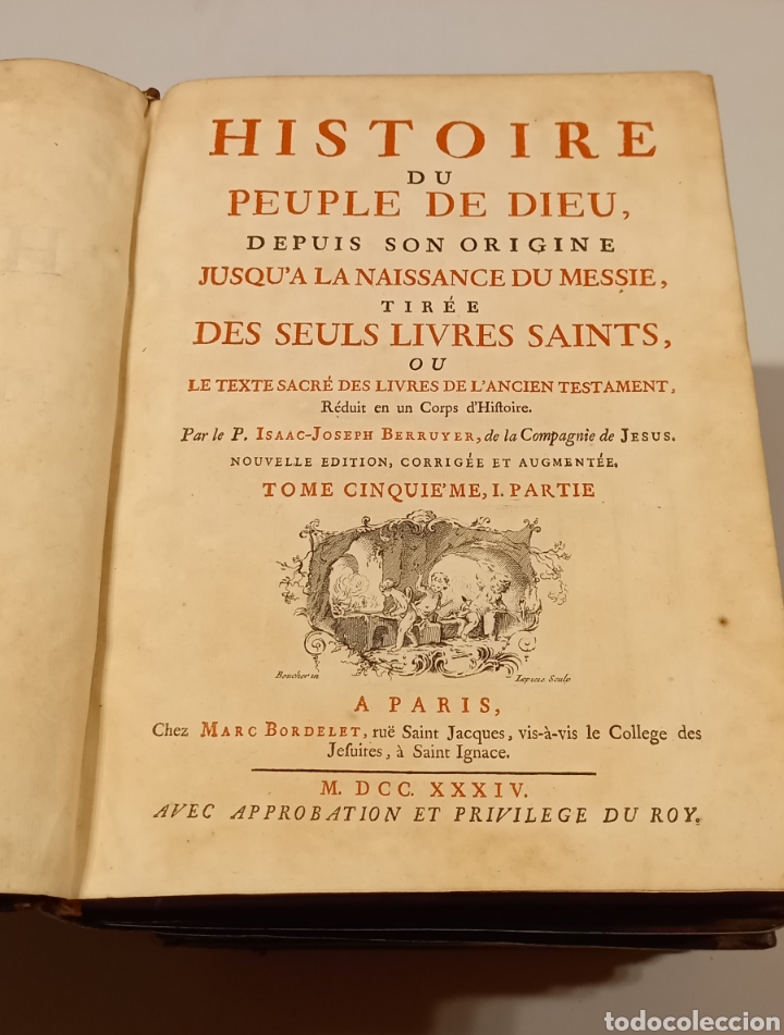 Libros: Libros de 1734 convertidos en licorera de mesa, con 8 basos y licorera - Foto 1