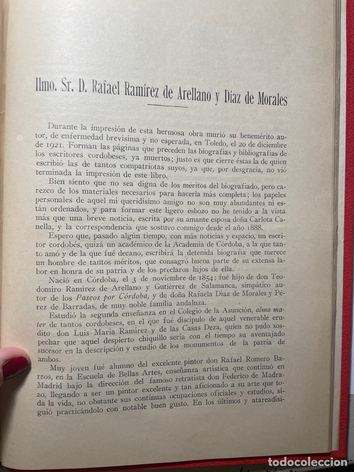 Libros: CATALOGO BIOGRAFICO DE CORDOBA. RAMIREZ DE ARELLANO - Foto 5