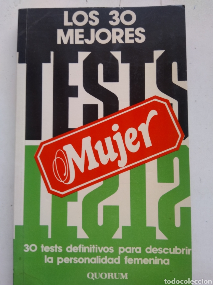 Libros: EL LIBRO DE LOS TEST-MUJER/QUORUM - Foto 1