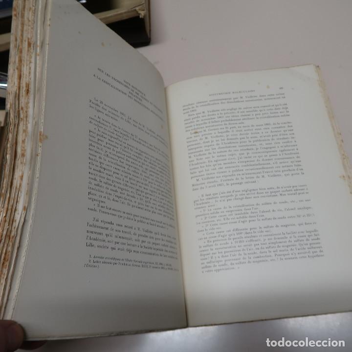 Libros: OEUVRES : DISSYM&Eacute;TRIE MOL&Eacute;CULAIRE: TOME 1 - PASTEUR - Foto 5