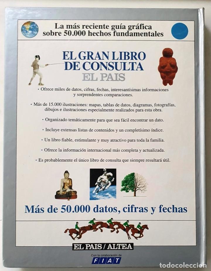 Libros: EL GRAN LIBRO DE CONSULTA. EL PAIS. 1995. 448 PAGINAS. - Foto 2