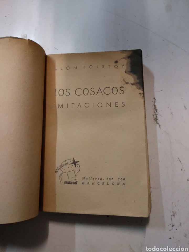 Libros: Leon Toledo, Los cosacos,Imitaciones,Maucci - Foto 2