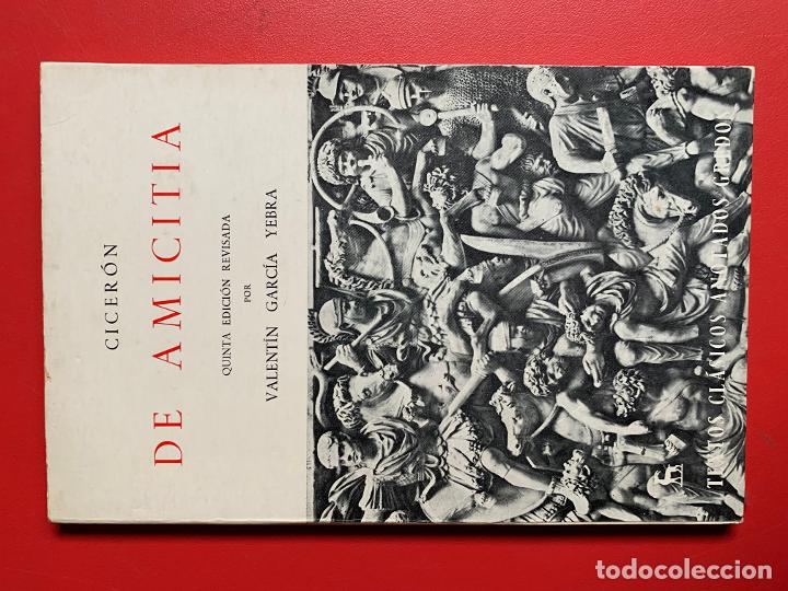Libros: De amicitia - CICERON - Foto 1