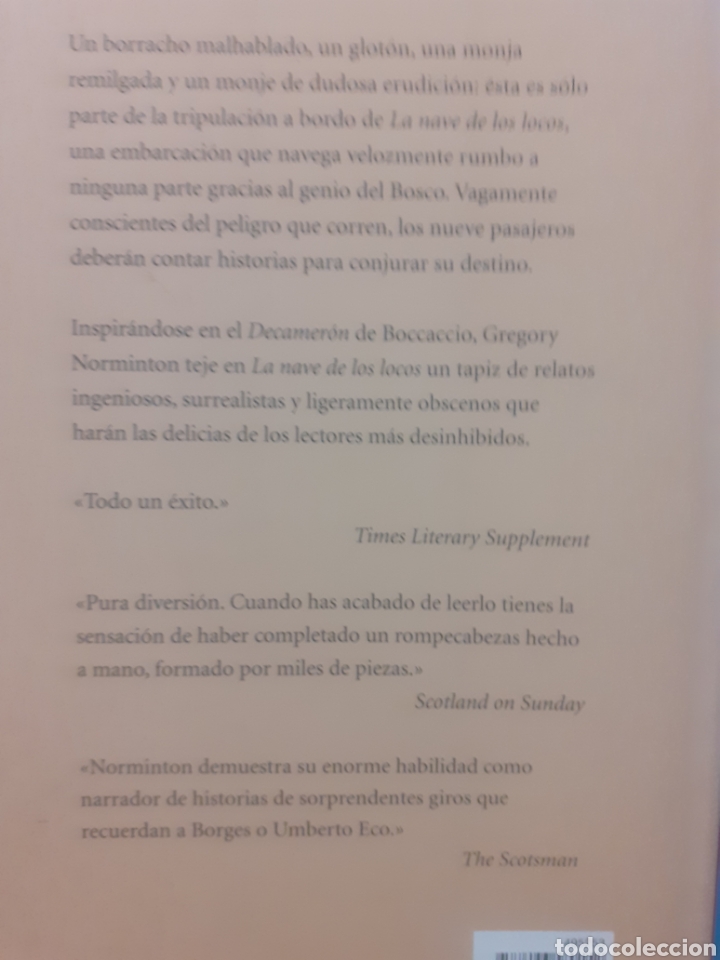 Libros: LA NAVE DE LOS LOCOS - NORMINTON,Gregory - Foto 2