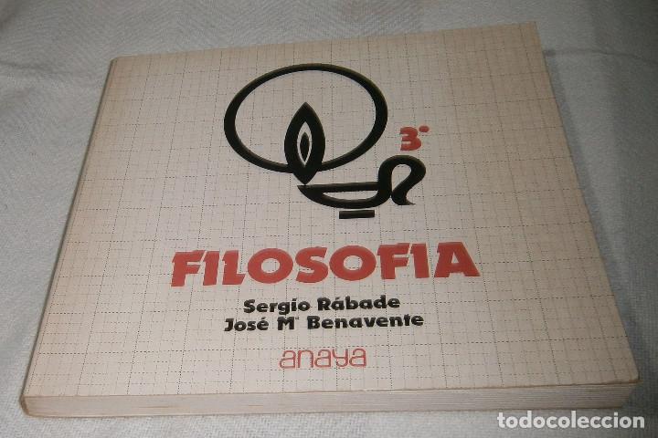 Libros: Filosofia 3&ordm; Anaya a&ntilde;o 1979 - Foto 2