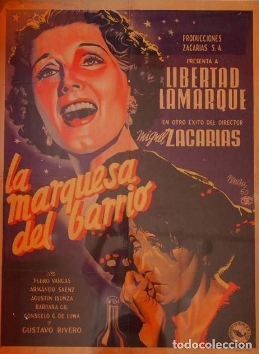B&uuml;cher: Cartel de cine. LA MARQUESA DE BARRIO. - RENAU.