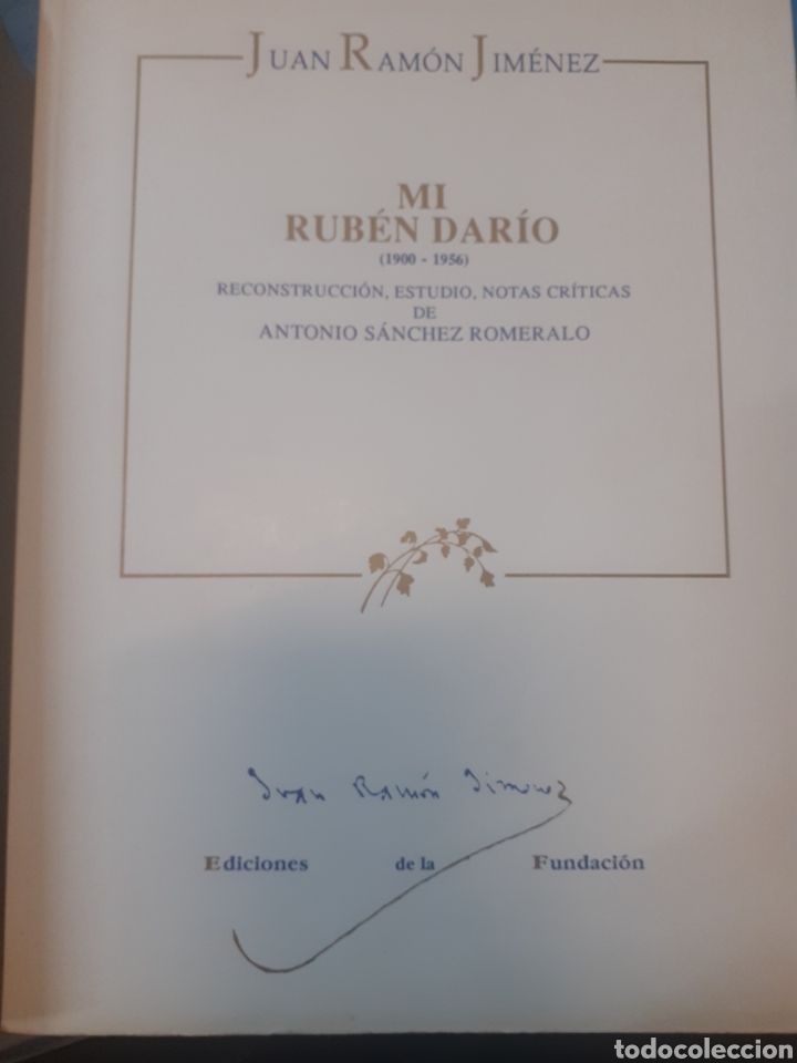 Libros: MI RUBEN DARIO. 1900-1956 - JIMENEZ,Juan Ram&oacute;n - Foto 2