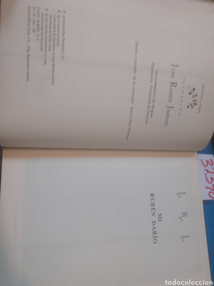 Libros: MI RUBEN DARIO. 1900-1956 - JIMENEZ,Juan Ram&oacute;n - Foto 3