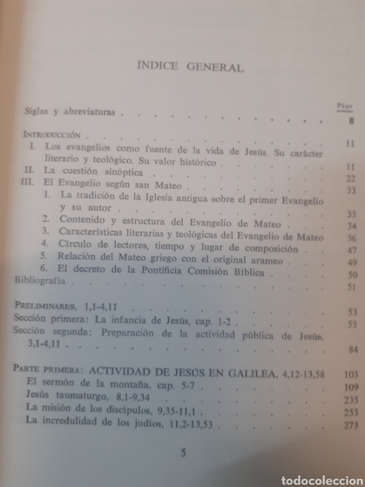 Libros: EL EVANGELIO SEGUN SAN MATEO - SCHMID,Josef - Foto 5