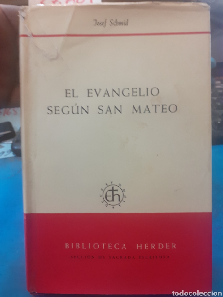 Libros: EL EVANGELIO SEGUN SAN MATEO - SCHMID,Josef - Foto 1