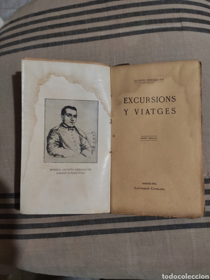 Libros: EXCURSION Y VIATGES. JACINTO VERDAGUER - Foto 2