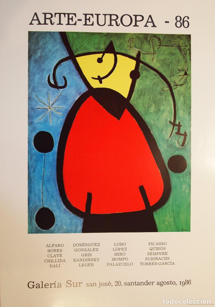 Libros: Cartel. ARTE-EUROPA 86. - - Foto 1