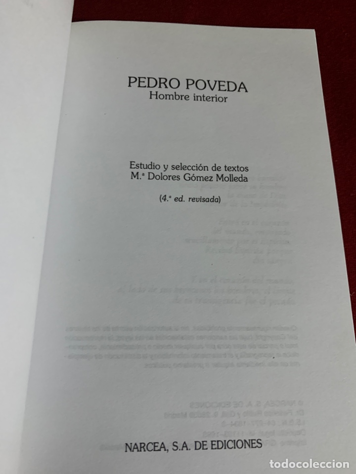 Libros: Pedro Poveda. Hombre interior. - Foto 3