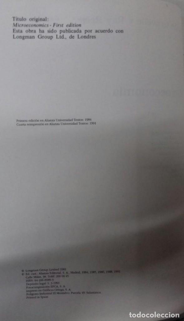 Libros: Microeconom&iacute;a - Hugh Gravelle/ Ray Rees - Foto 2