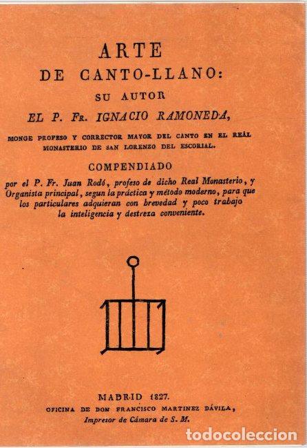 Libri di seconda mano: Arte de canto-llano: su autor El P. Fr. Ignacio Ramoneda - Rod&oacute;, Juan
