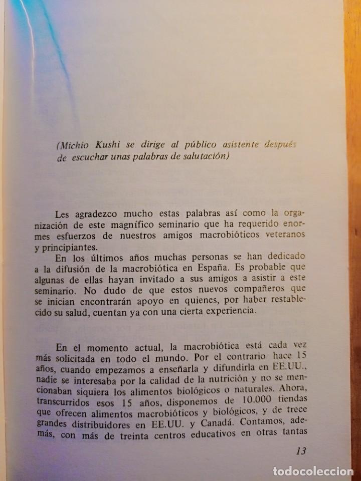 Libros: 1977 SEMINARIO DE MACROBIOTICA - MICHIO KUSHI - Foto 7