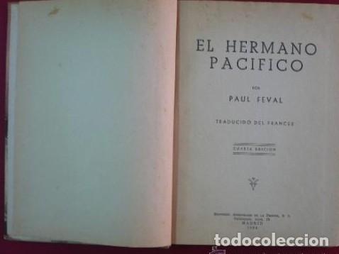 Libros: EL HERMANO PACIFICO (PABLO FEVAL) TDK82 - - Foto 2