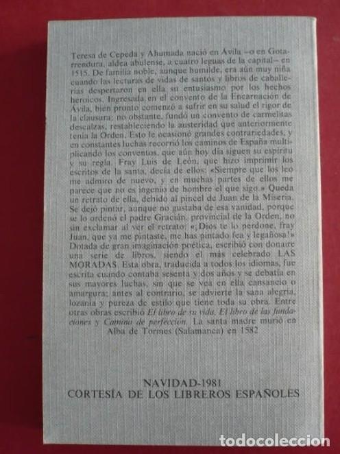 Libros: LAS MORADAS. SANTA TERESA DE JESUS. TDK137 - - Foto 2
