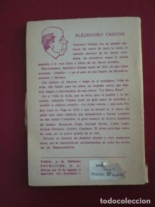 Libros: LAS TRES PERFECTAS CASADAS ALEJANDRO CASONA TDK87 - - Foto 2