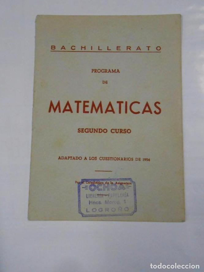 Libros: programa de matematicas SEGUNDO curso textos anaya. TDKP9 - - Foto 1