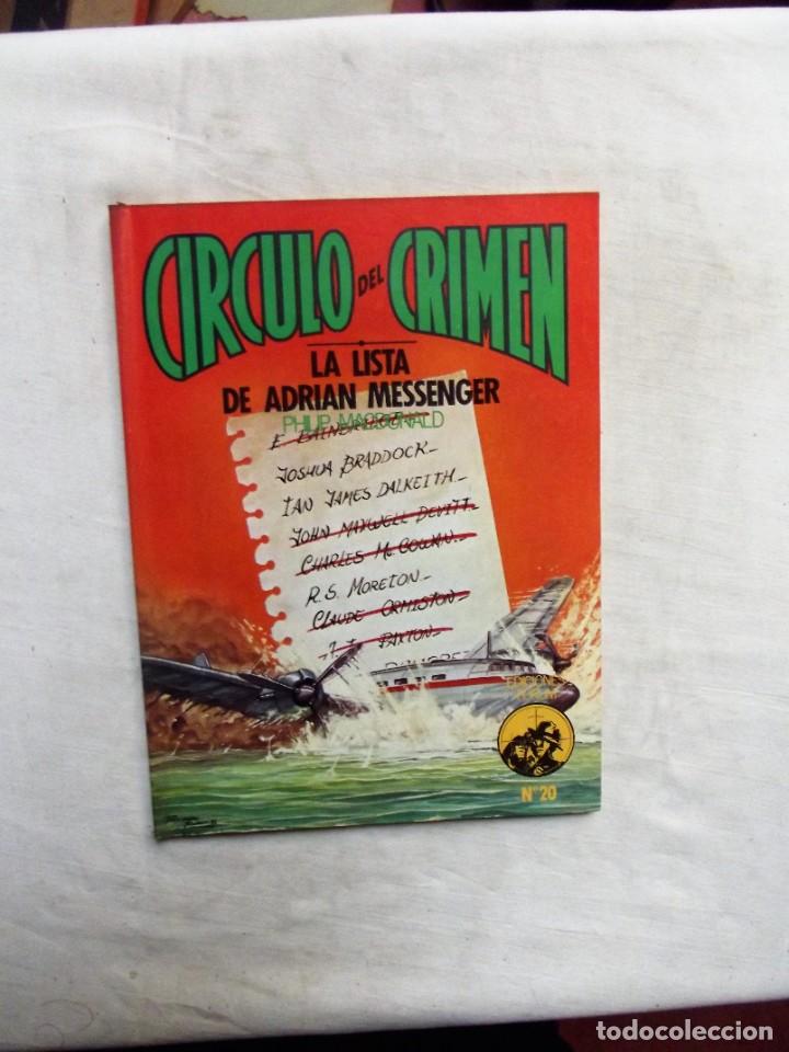 Libros: CIRCULO DEL CRIMEN N&ordm; 20 LA LISTA DE ADRIAN MESSENGER - Foto 1