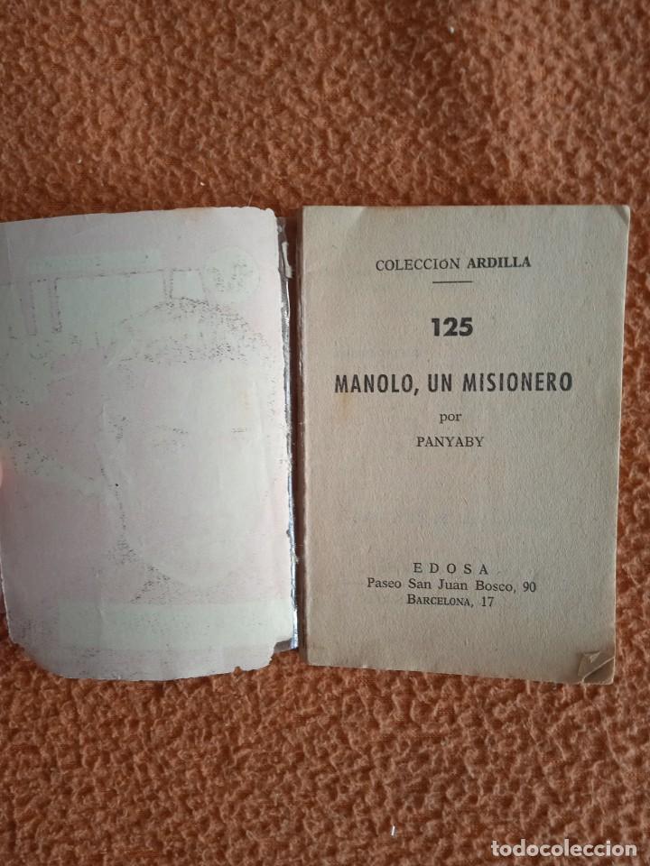 Libros: COLECCI&Oacute;N ARDILLA. N&ordm; 125. MANOLO EL MISIONERO - Foto 2