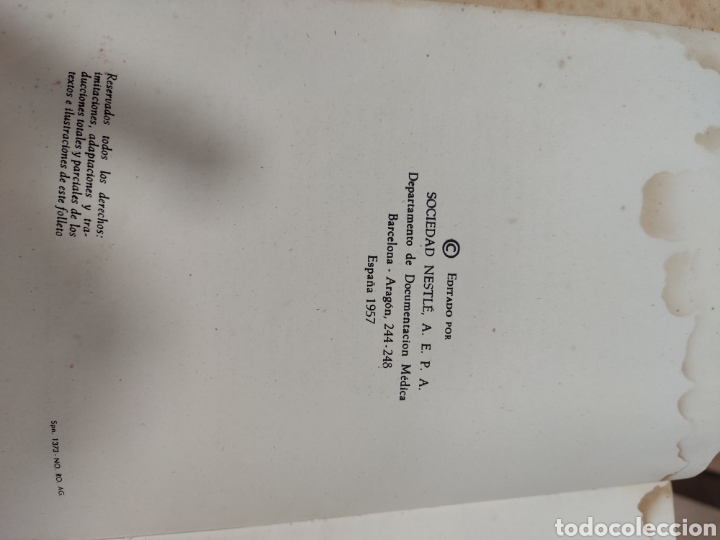 Libros: A la madre ( editado Nestl&eacute; 1957 ) - Foto 3