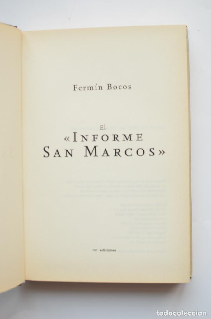 Libros: El informe San Marcos - BOCOS, Ferm&iacute;n - Foto 3