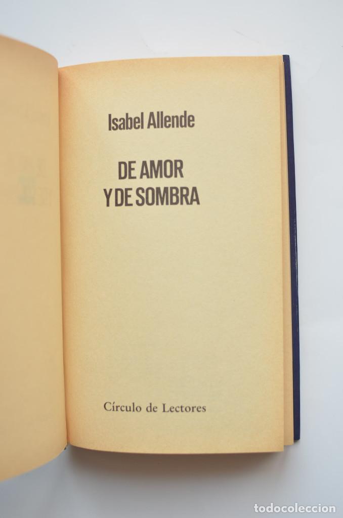 Libros: De amor y de sombra - ALLENDE, Isabel - Foto 3