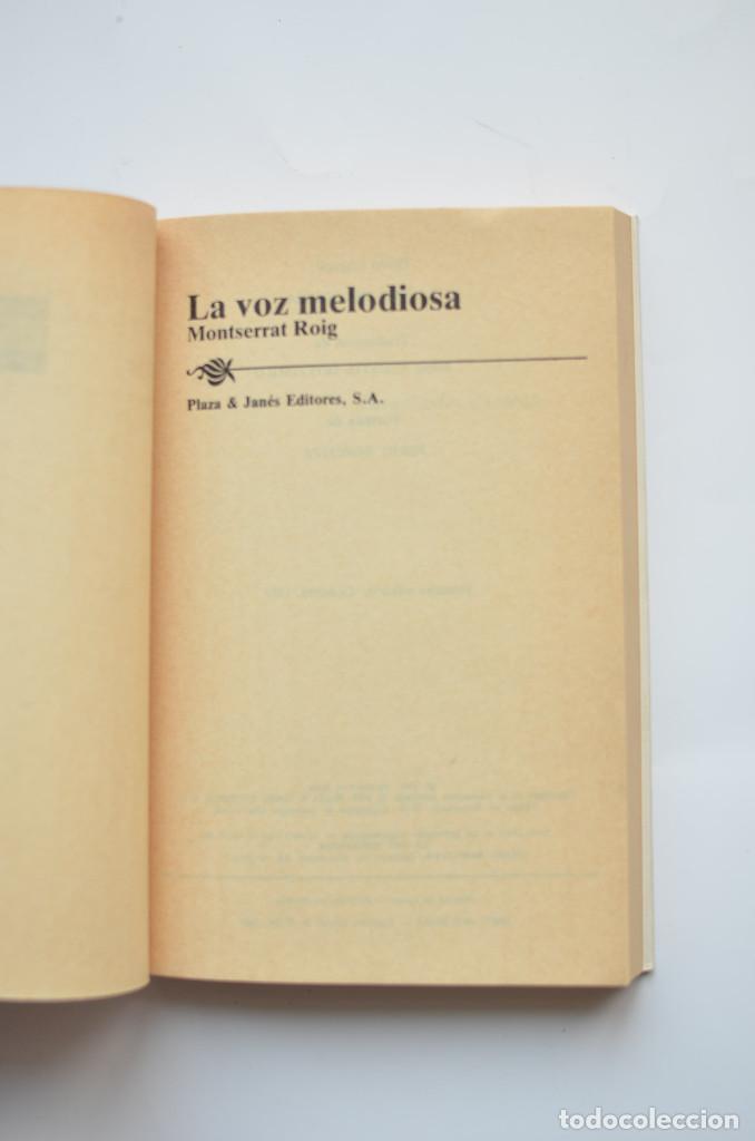 Libros: La voz melodiosa - ROIG, Montserrat - Foto 2