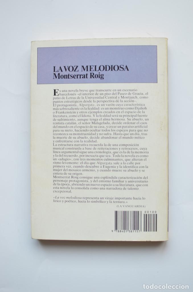 Libros: La voz melodiosa - ROIG, Montserrat - Foto 3