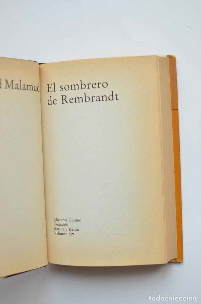 Libros: El sombrero de Rembrandt - MALAMUD, Bernard - Foto 3