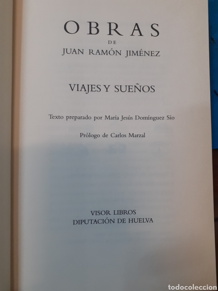 Libros: VIAJES Y SUE&Ntilde;OS - JIMENEZ,Juan Ram&oacute;n - Foto 2