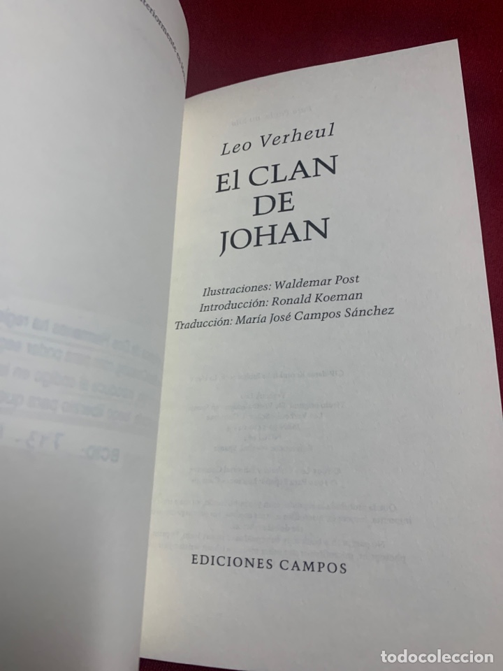 Libros: El clan de Johan. Leo Verheul. Ilustraciones Waldemar Post. - Foto 3