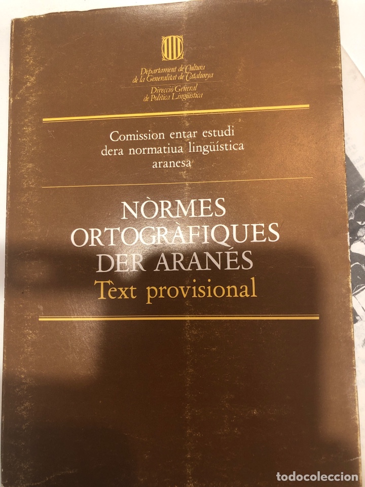 Libros: Normes ortogr&agrave;fiques der aran&eacute;s (text provisional) - Foto 1