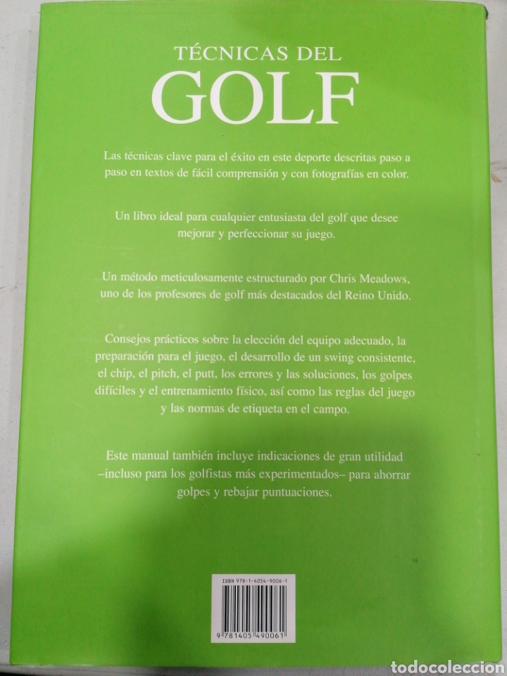 Libros: T&eacute;cnicas del Golf. Chris Meadows - Foto 2