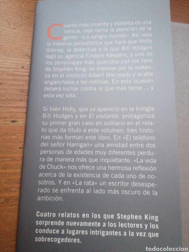 Libros: LA SANGRE MANDA - Stephen King - Foto 3