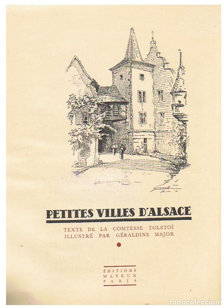 Libros: PETITES VILLES D&rsquo;ALSACE. - Tolstoi. Comtesse, - Foto 2