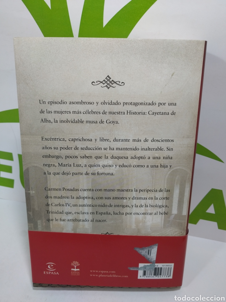 Libros: Carmen Posadas. La hija de Cayetana. Espasa. - Foto 2