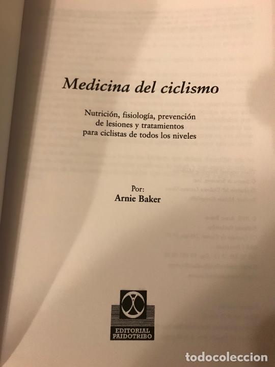 Libros: Medicina del ciclismo. Dr. Arnie Baker. - Foto 3