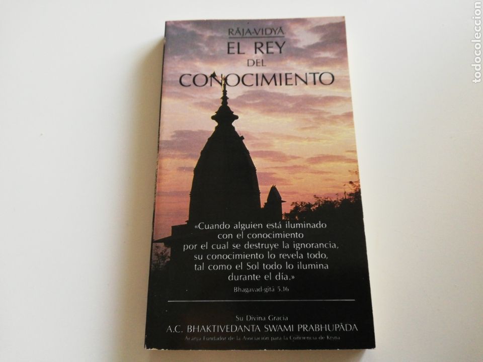 Libros: Libro EL REY DEL CONOCIMIENTO. Raja-vidya. 1988 - Foto 1