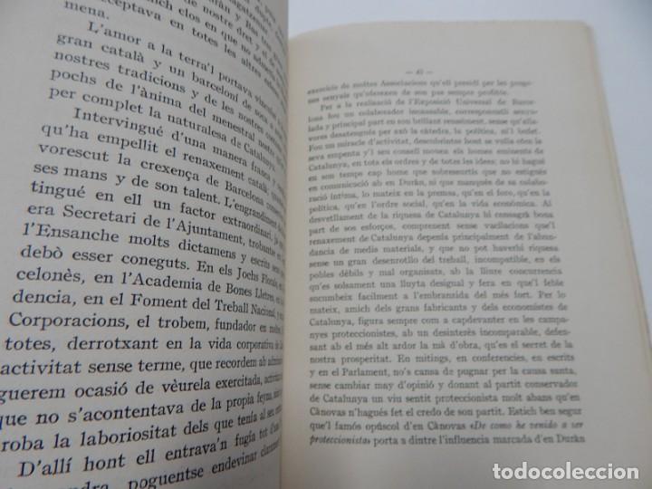 Libros: 1916 / Sessió necrológica dedicada a la memoria del Exm. Sr. Don Manuel Durán y Bas - Foto 7 - 311238758