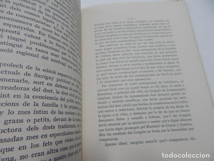 Libros: 1916 / Sessió necrológica dedicada a la memoria del Exm. Sr. Don Manuel Durán y Bas - Foto 9 - 311238758