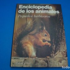 Libros: LIBRO DE PEQUEÑOS HERBIVOROS ENCICLOPEDIA DE LOS ANIMALES AÑO 1991 DE CIRCULO DE LECTORES. Lote 311355798