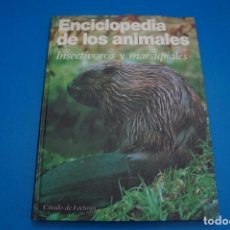 Libros: LIBRO DE ISECTIVOROS Y MARSUPIALES ENCICLOPEDIA DE LOS ANIMALES AÑO 1991 DE CIRCULO DE LECTORES. Lote 311358893