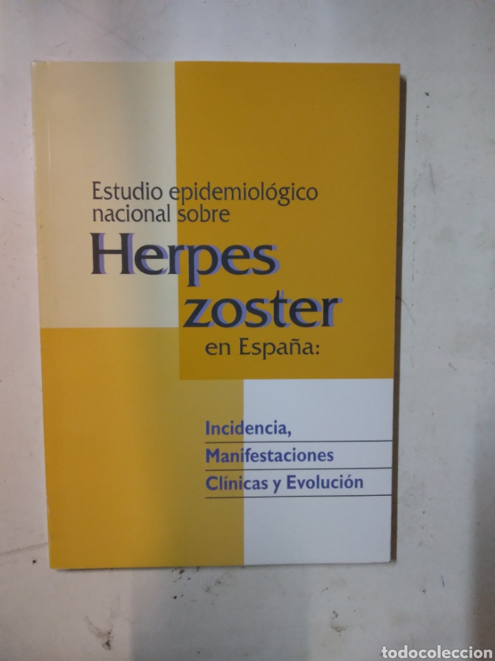 Libros: Estudio epidemiologico nacional sobre Herpes Zoster