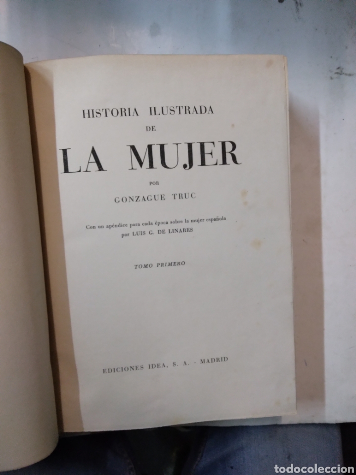 Libros: Historia ilustrada de la mujer, Gonzague Truc,Ediciones Idea,2 tomos - Foto 3