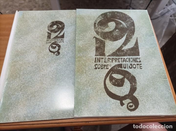 Livres: 12 INTERPRETACIONES SOBRE EL QUIJOTE.8 LAMINAS DE LAS 12.LABORATORIOS ROGER S.A.