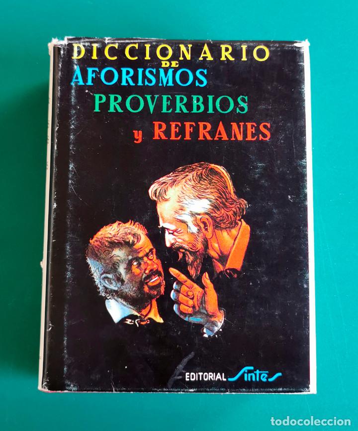 Libros: Diccionario de aforismos, proverbios y refranes. 1982 - Foto 1